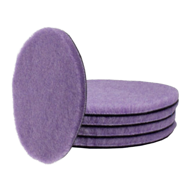 140mm Cutting Pads - Wool 5-Pack