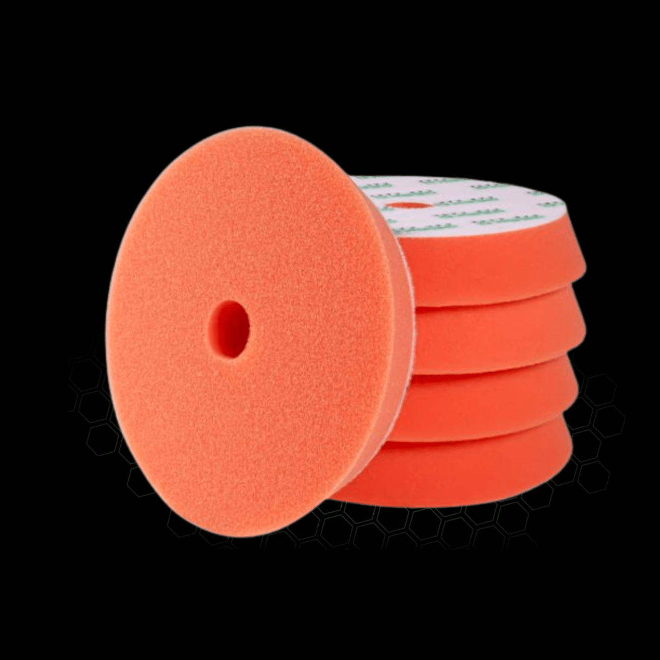 150mm Pads Medium Orange 5-Pack