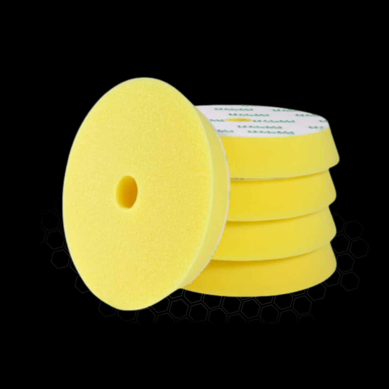 150mm Pads Hard Yellow 5-Pack